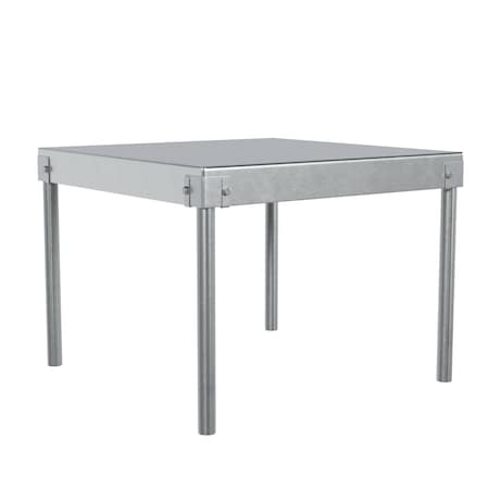 Jones Stephens 24in. Galvanized Water Heater Stand, Square J36208